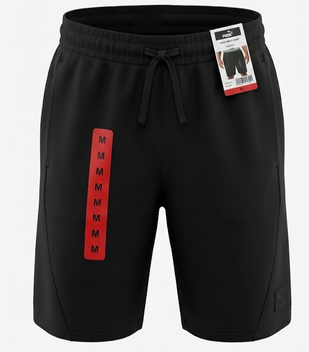 Men's Puma Black Athletic Shorts - Size Medium 9" Inseam New With Tags
